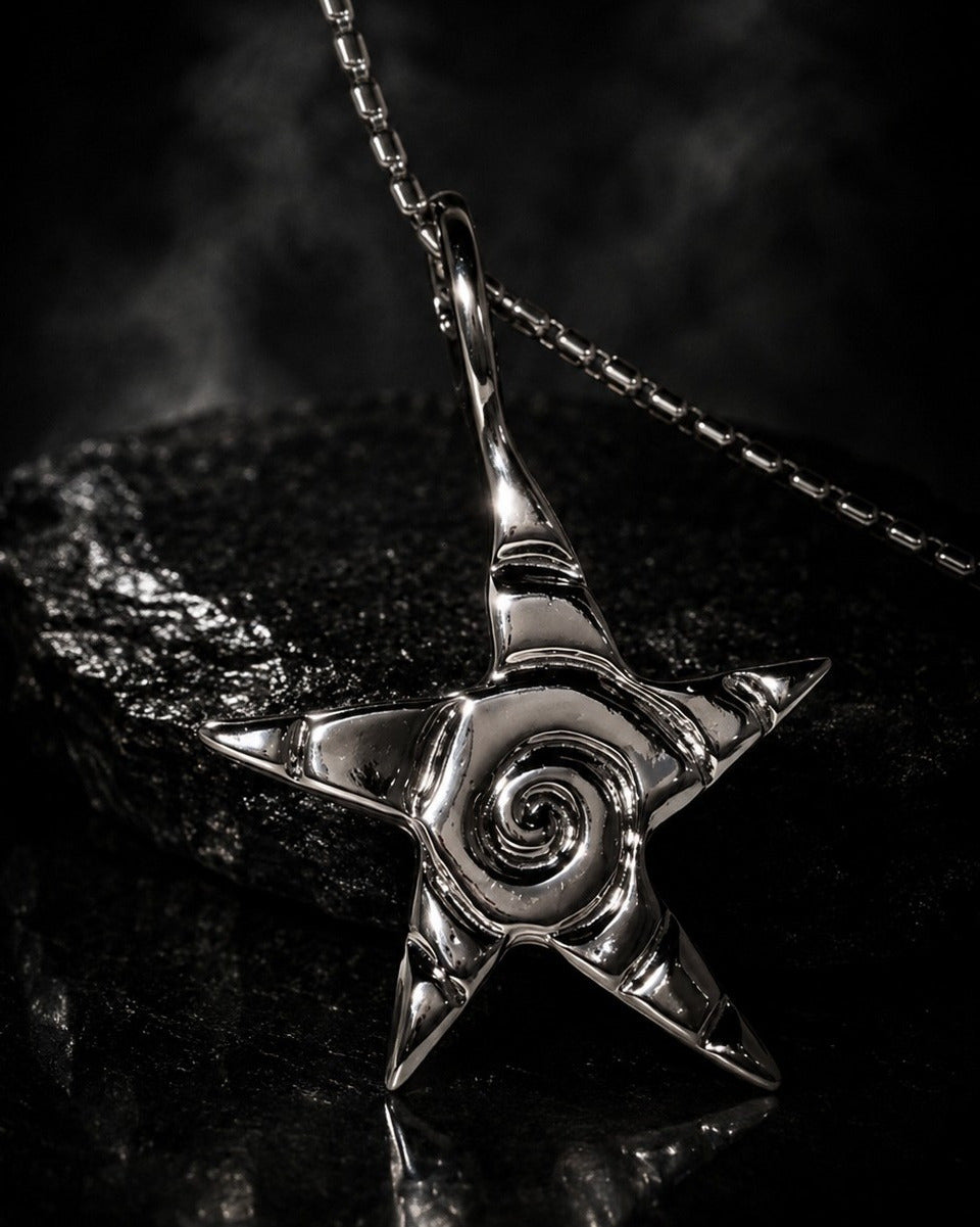 Cosmic Spiral Necklace