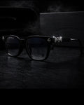 Chrome heart glasses