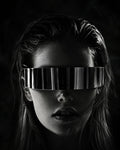 Silver cage glasses