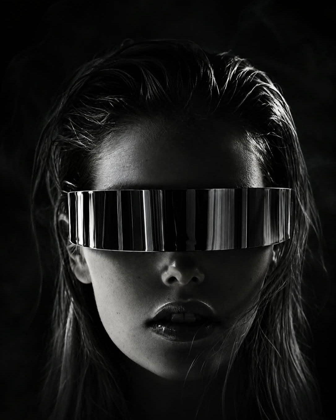 Silver cage glasses