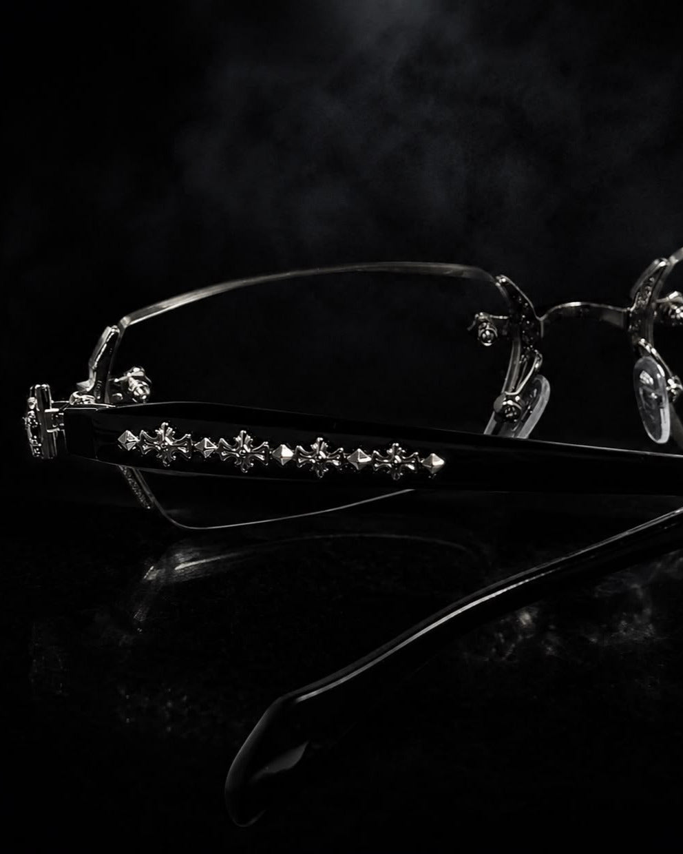 Vanguard Silver rimless glasses