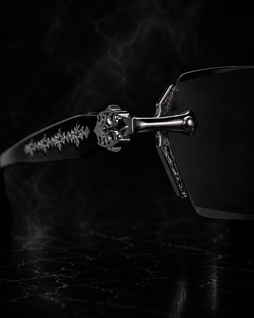 Vanguard Silver rimless glasses