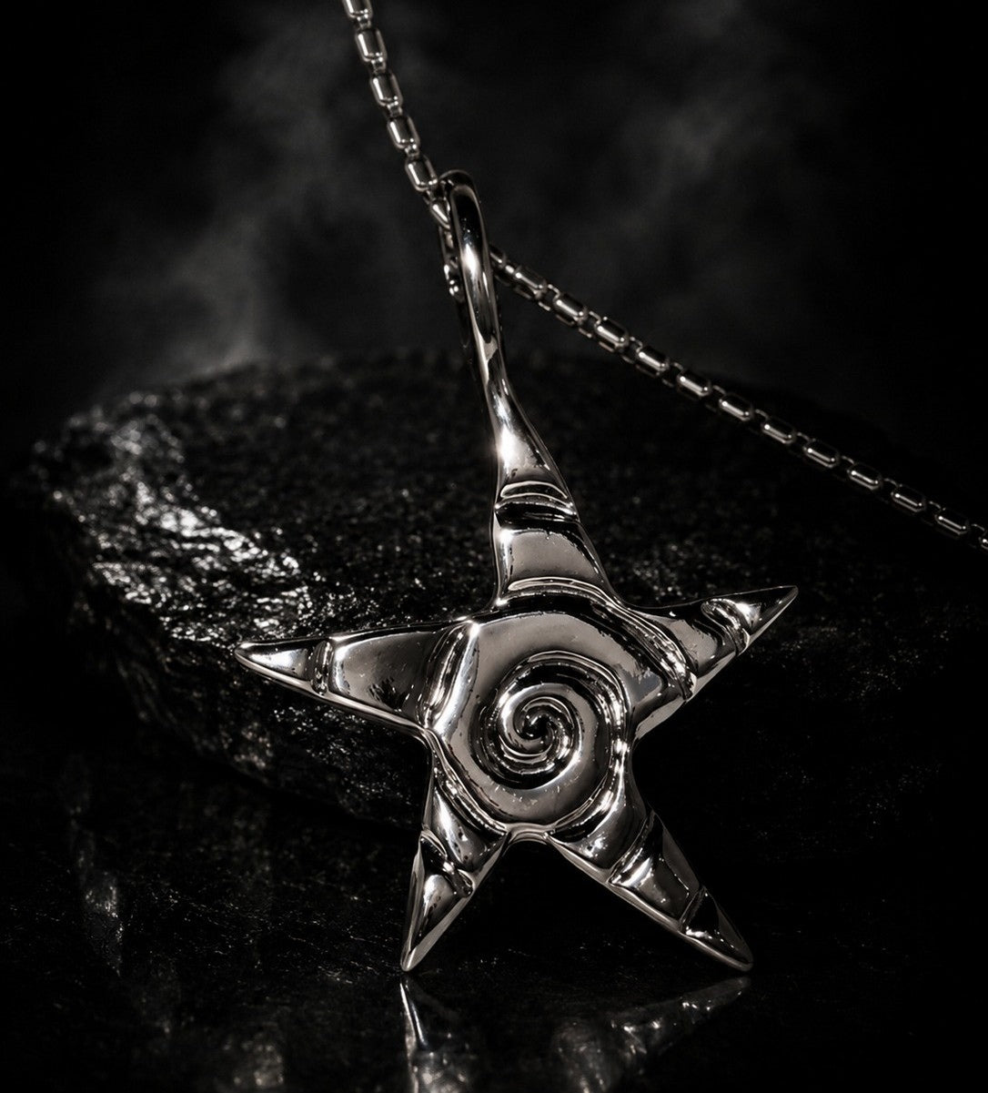 Cosmic Spiral Necklace