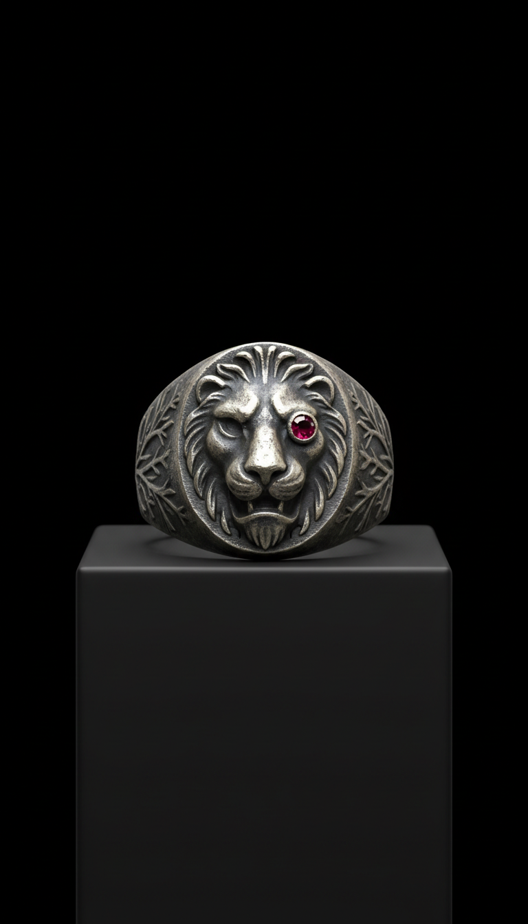 Relic Signet Ring Sterling Silver