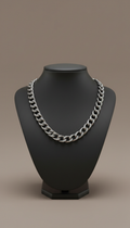 Heavy Stainless Steel Curb Chain Necklace